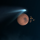 Illustration for article titled Mars Orbiters Survive Unprecedented Encounter With Comet Siding Spring